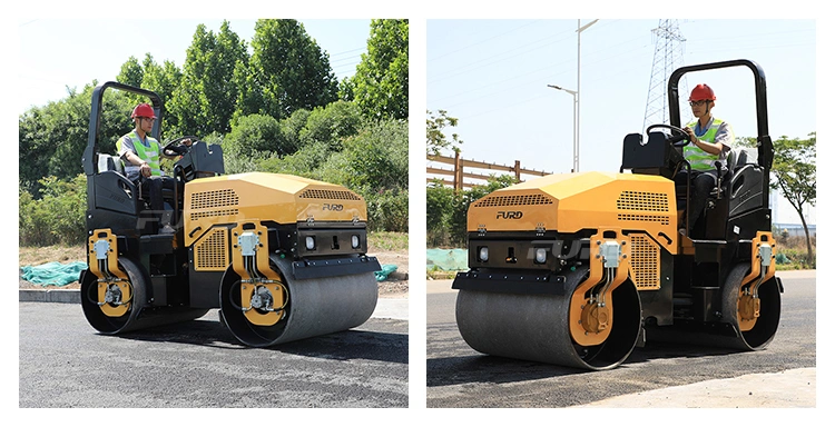 Ride on Small Hydraulic Soil Asphalt Compactor Vibratory Road Roller for Sale